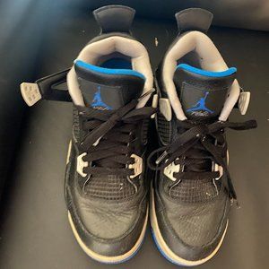 Youth Air Jordan 4 Retro Motorsports Shoes 408452-006 - Kids size Y6.5